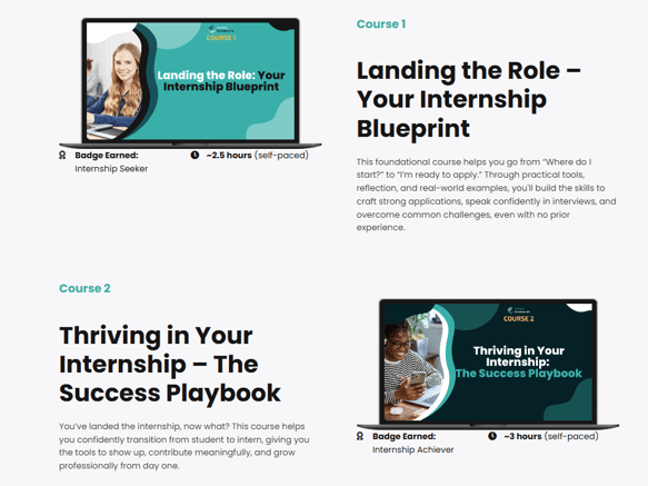 2 courses of careerbridge