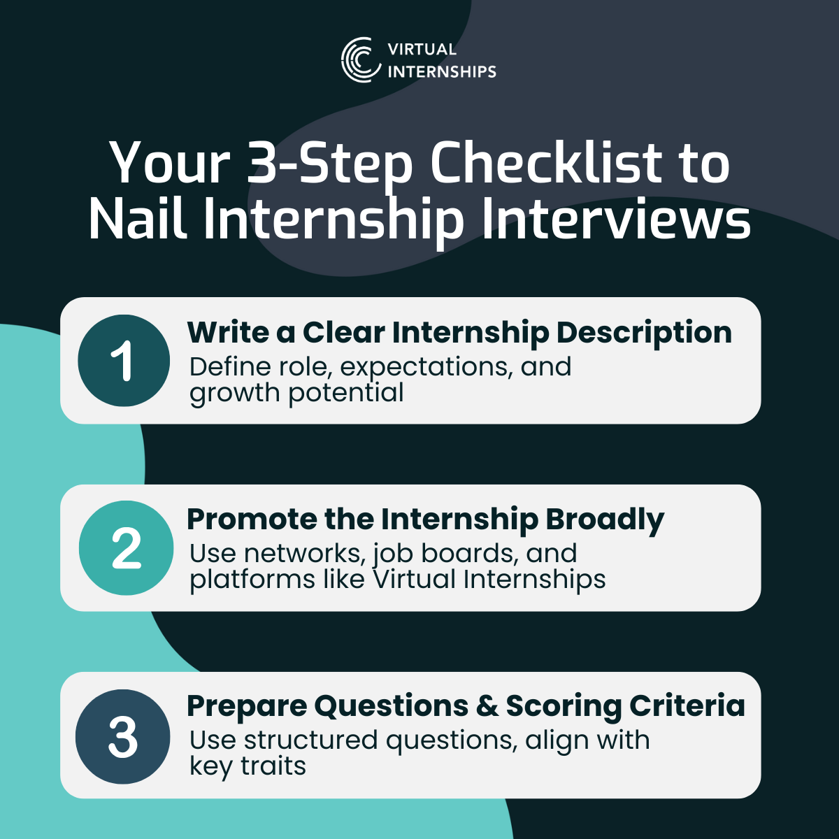 3-Step Checklist to Nail Internship Interviews